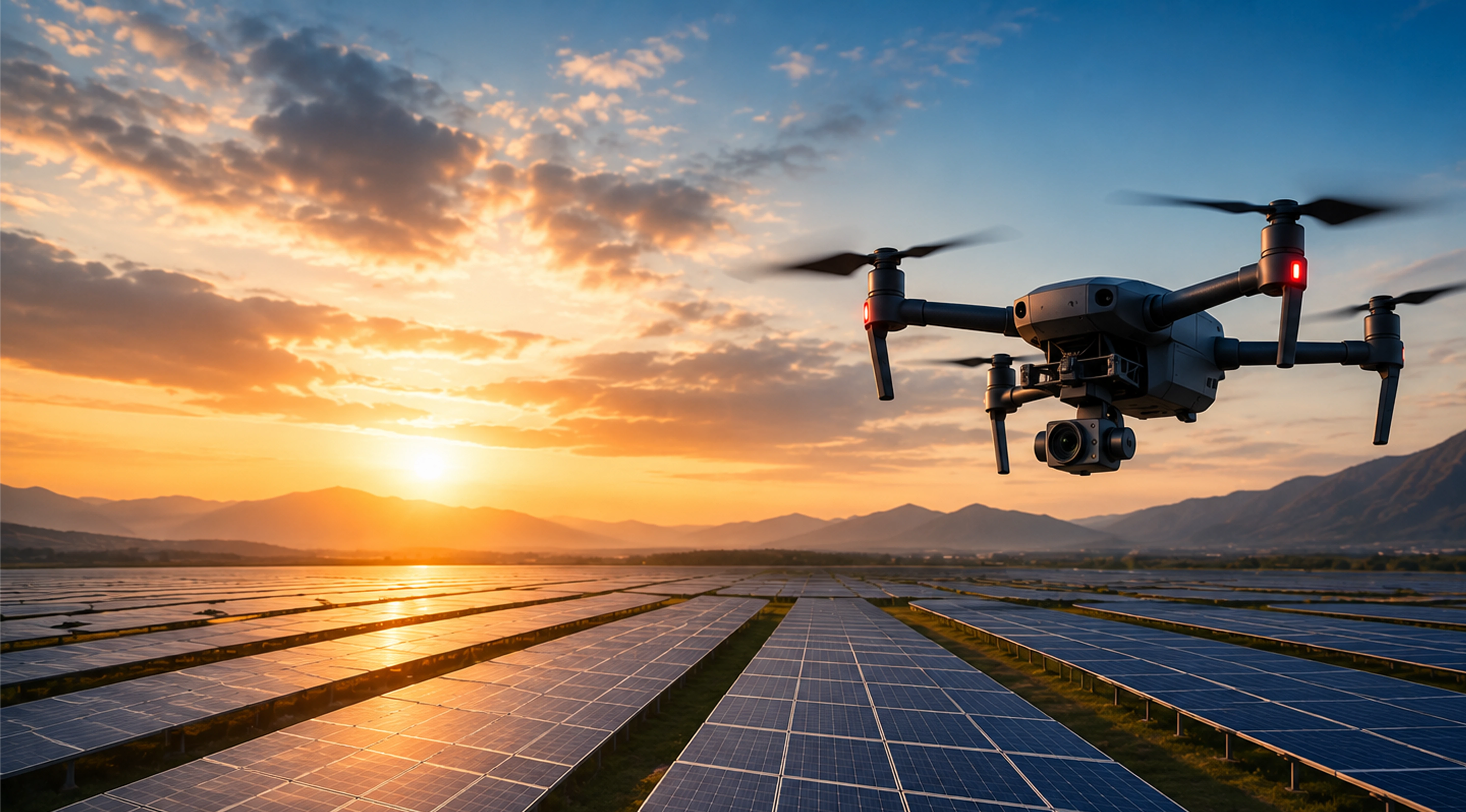 Thermal and RGB drone inspection of a 60 MW solar park in Rajasthan