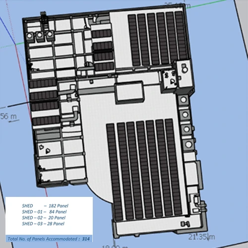 Reports of solar rooftop system installed on house for clean energy