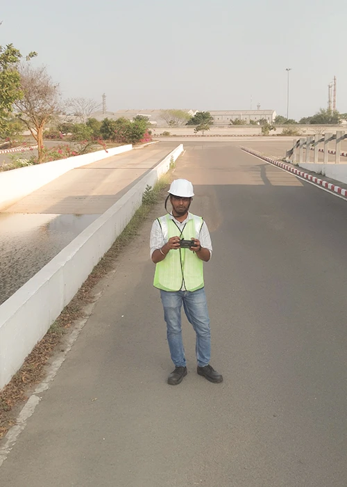 Solar photovoltaic panels during a solar project installation.