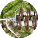 Arcing horns transmission line inspection drone detected deposition India