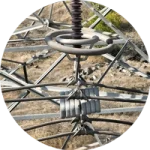 CC ring corona control ring transmission tower drone inspection India