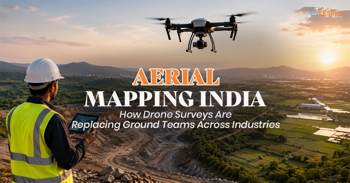 aerial mapping india drone survey industrial site