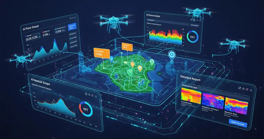 AI-Powered Drone Data Analytics and Reporting Dashboard for Real-Time Insights