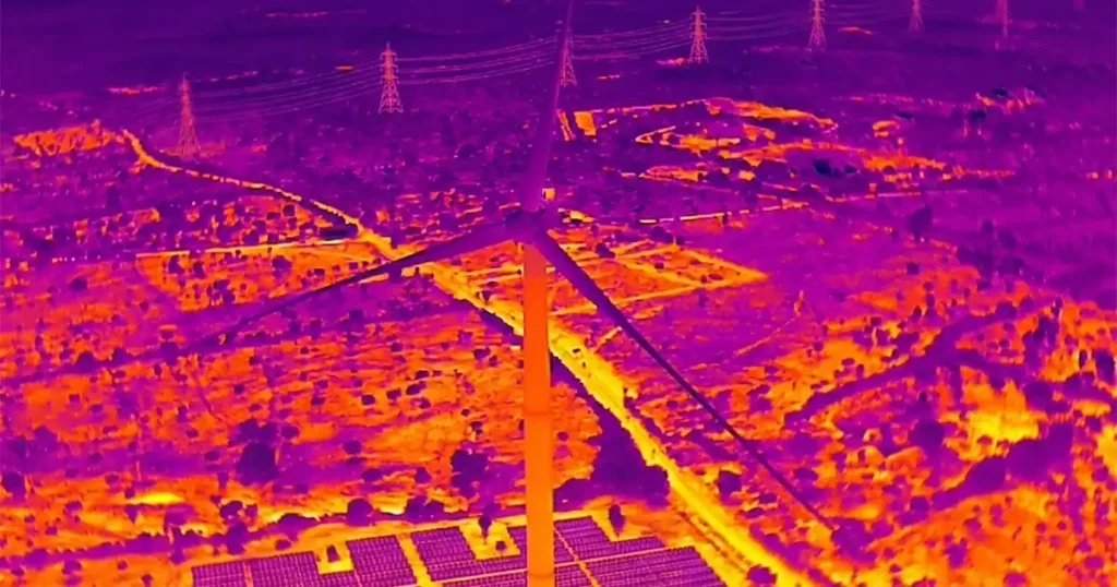 Drone Aerial Thermal Inspection of Wind Turbine and Solar Panels for Anomaly Detection